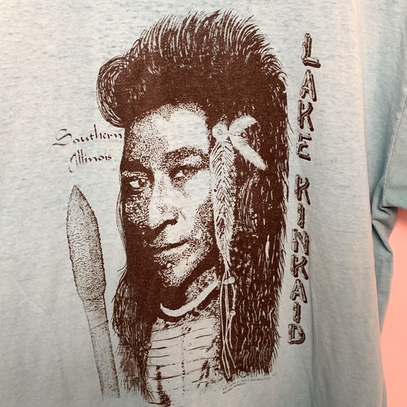 !!Vintage 80’s distressed T shirt sz-L!! - Picture 2 of 7